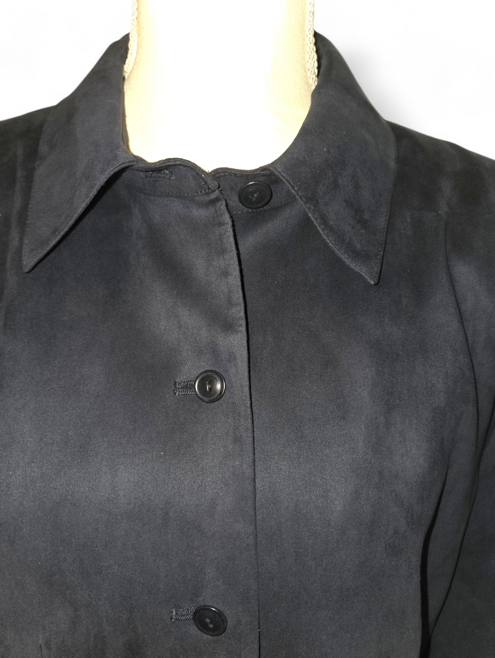 TALBOTS Faux Suede Shirt Jac - Picture 3 of 9